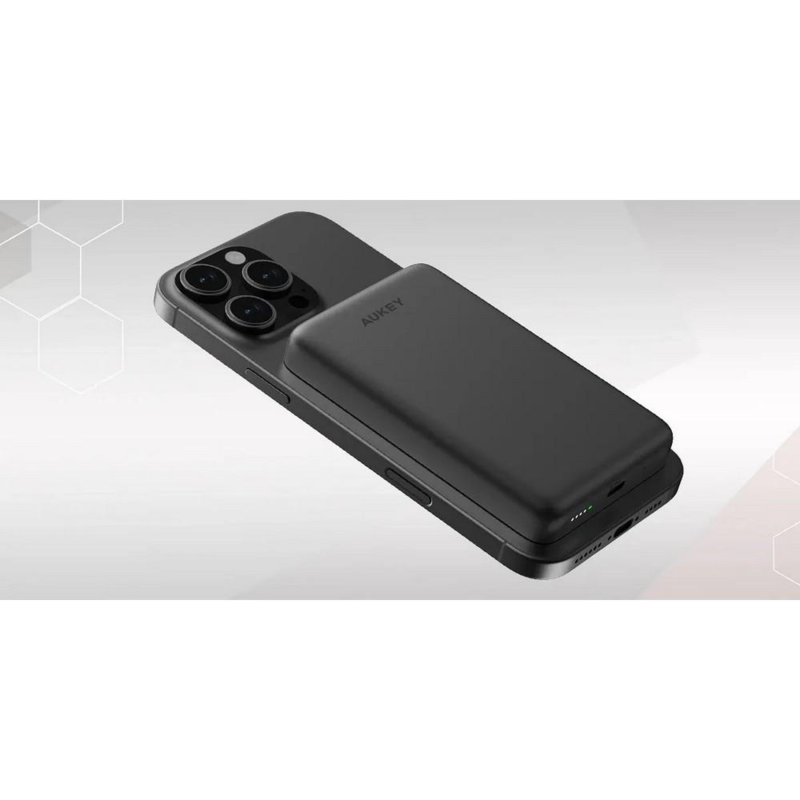 Magnetyczny, bezprzewodowy power bank 10000 mAh Aukey VAM12-03 – zdjęcie 11