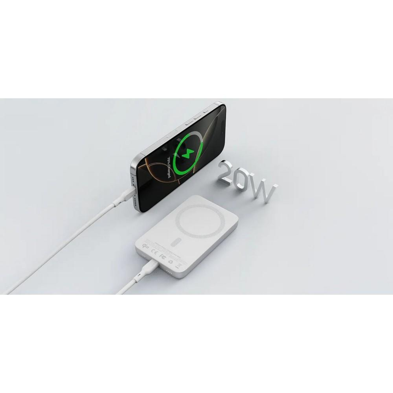 Magnetyczny, bezprzewodowy power bank 10000 mAh Aukey VAM12-32 – zdjęcie 9