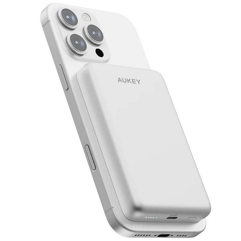 Magnetyczny, bezprzewodowy power bank 10000 mAh Aukey VAM12-32 – zdjęcie 13