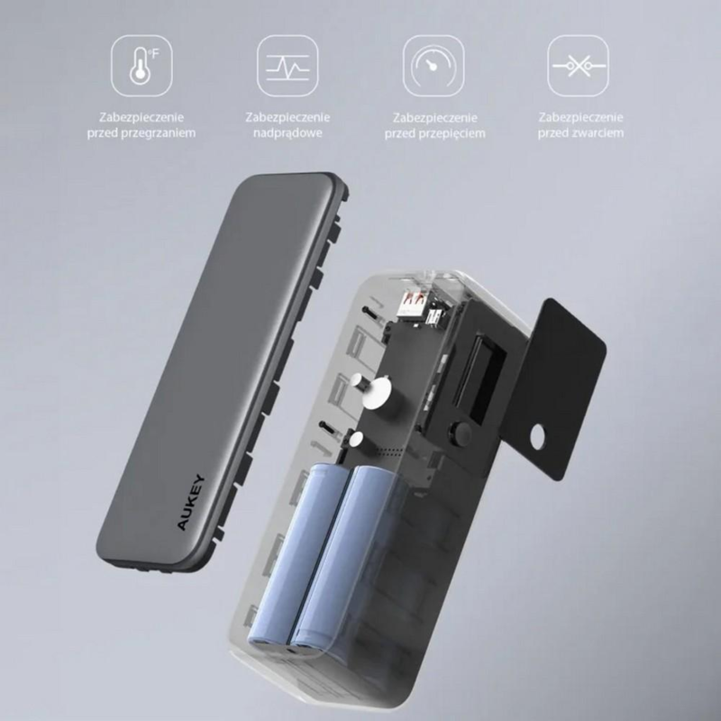 Power bank 27600 mAh, 140 W, Aukey VAM15-32 – zdjęcie 5