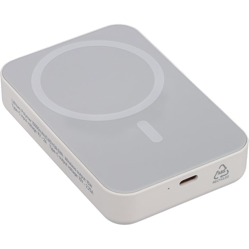 Bezprzewodowy power bank 10000 mAh VB277-02 – widok z przodu
