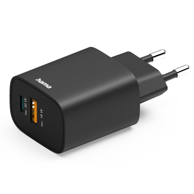 Ładowarka ścienna 30W Hama VH019-03 – widok z przodu