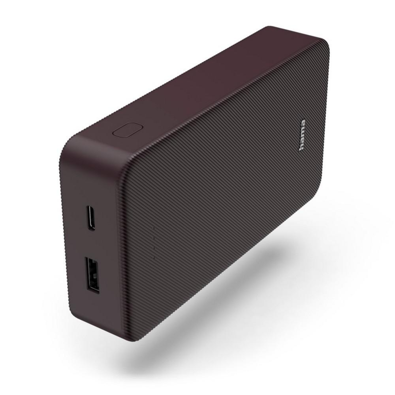 Power bank 20000 mAh Hama Power Pack VH024-12 – widok z przodu