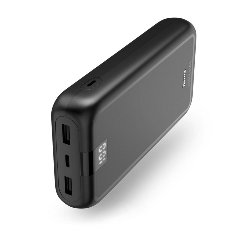 Power bank 24000 mAh Hama Power Pack Performance VH027-03 – widok z przodu