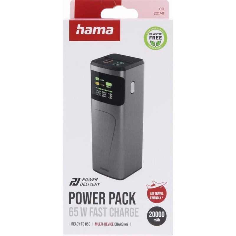 Power bank 20000 mAh Hama High Power 65W VH028-15 – zdjęcie 7