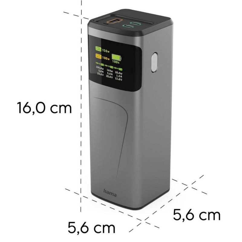Power bank 24000 mAh Hama High Power 150W VH029-15 – zdjęcie 3