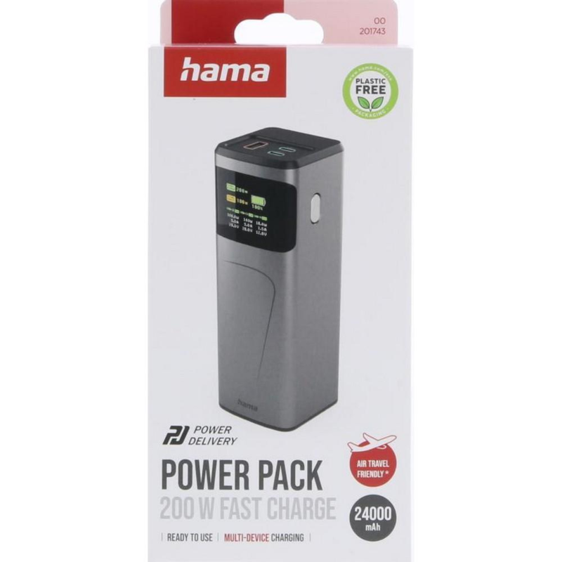 Power bank 24000 mAh Hama High Power 200W VH030-15 – zdjęcie 8