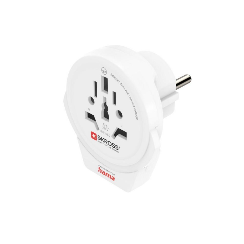 Adapter podróżny Skross for Hama USB VH049-02 – widok z przodu