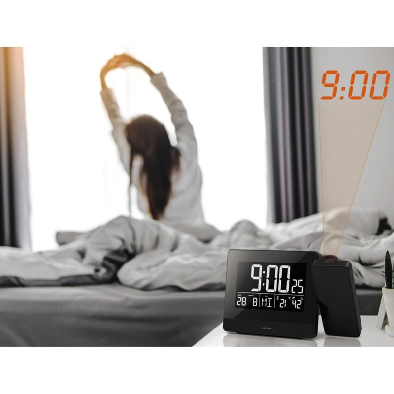 Zegar, budzik z projektorem Hama Plus Charge VH062-03 – zdjęcie 8
