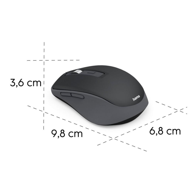 Bezprzewodowa mysz komputerowa Hama WM-450 VH068-03 – zdjęcie 3