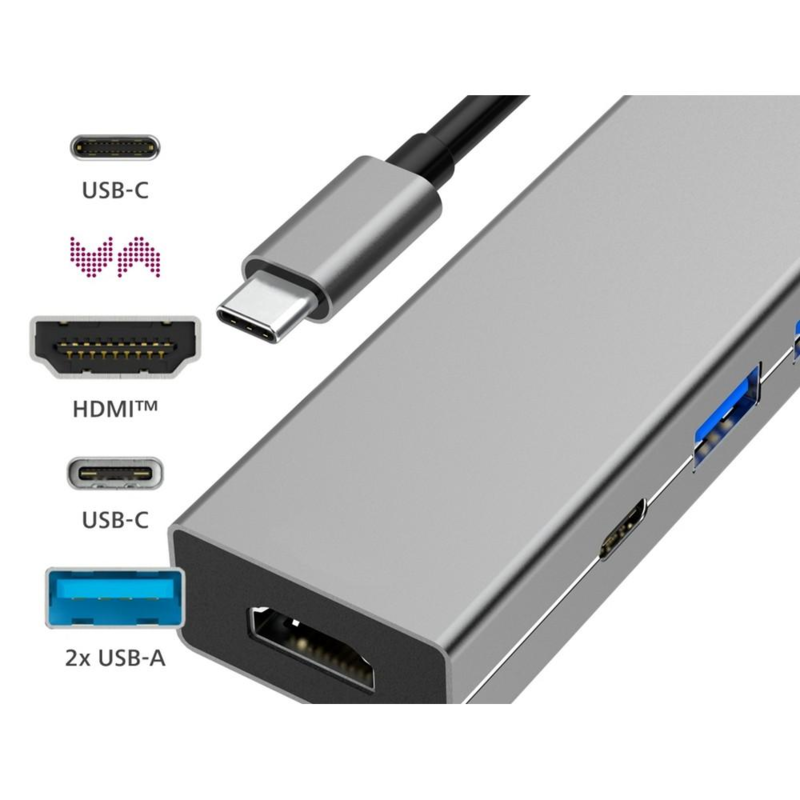 Hub USB, USB-C, HDMI Hama VH070-19 – zdjęcie 4