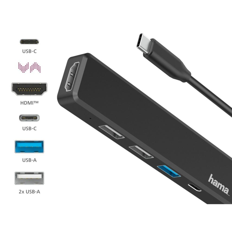 Hub USB, USB-C, HDMI Hama VH071-03 – zdjęcie 5