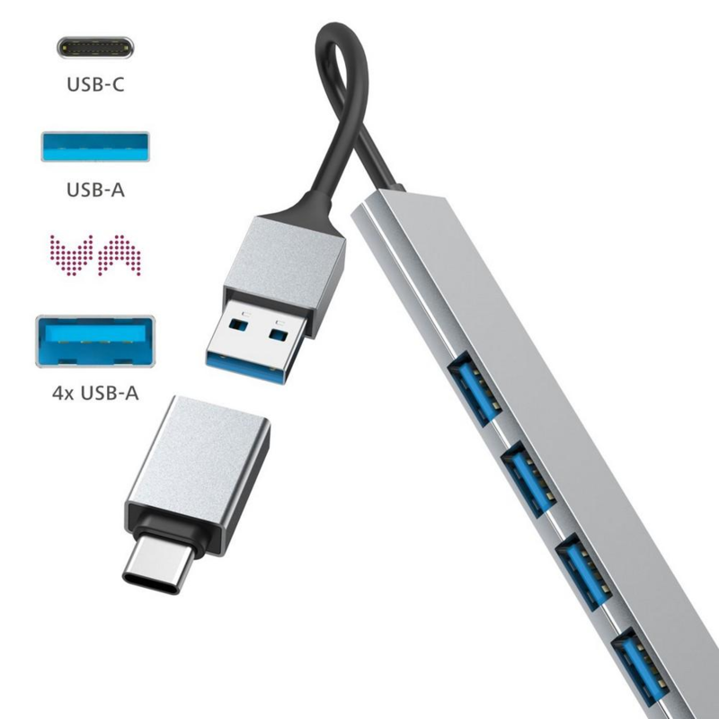 Hub USB, USB-C Hama VH072-19 – zdjęcie 4